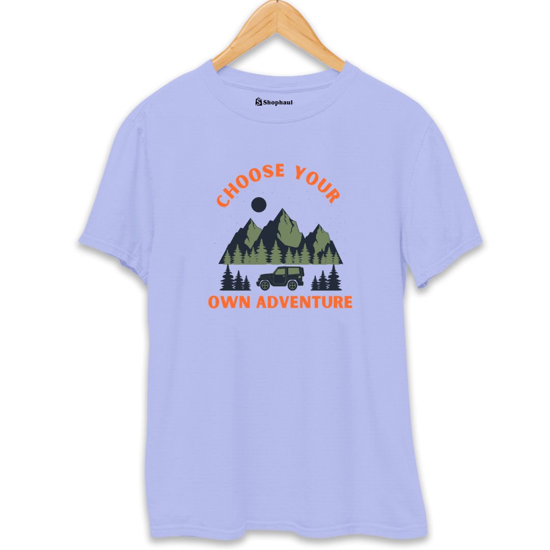 Choose Your Own Adventure  Travel T-Shirt  Lavender-XXL