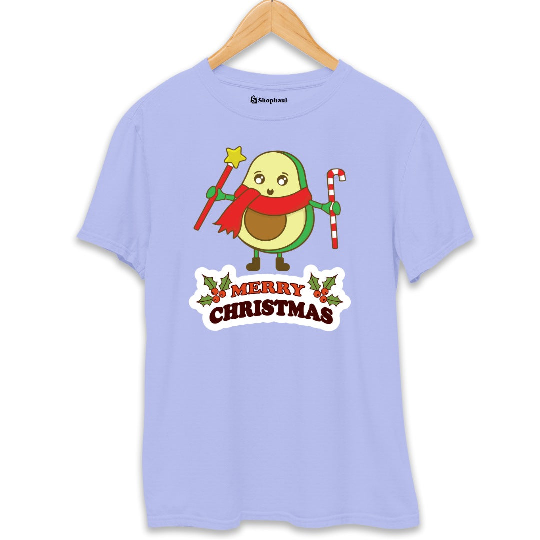 Panda Christmas T-Shirt  Lavender-XXL