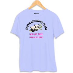 Running Panda T-Shirt  Lavender-XXL