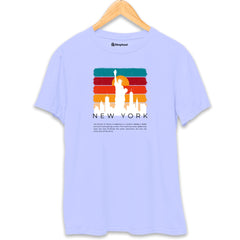 New York Travel T-Shirt  Lavender-XXL