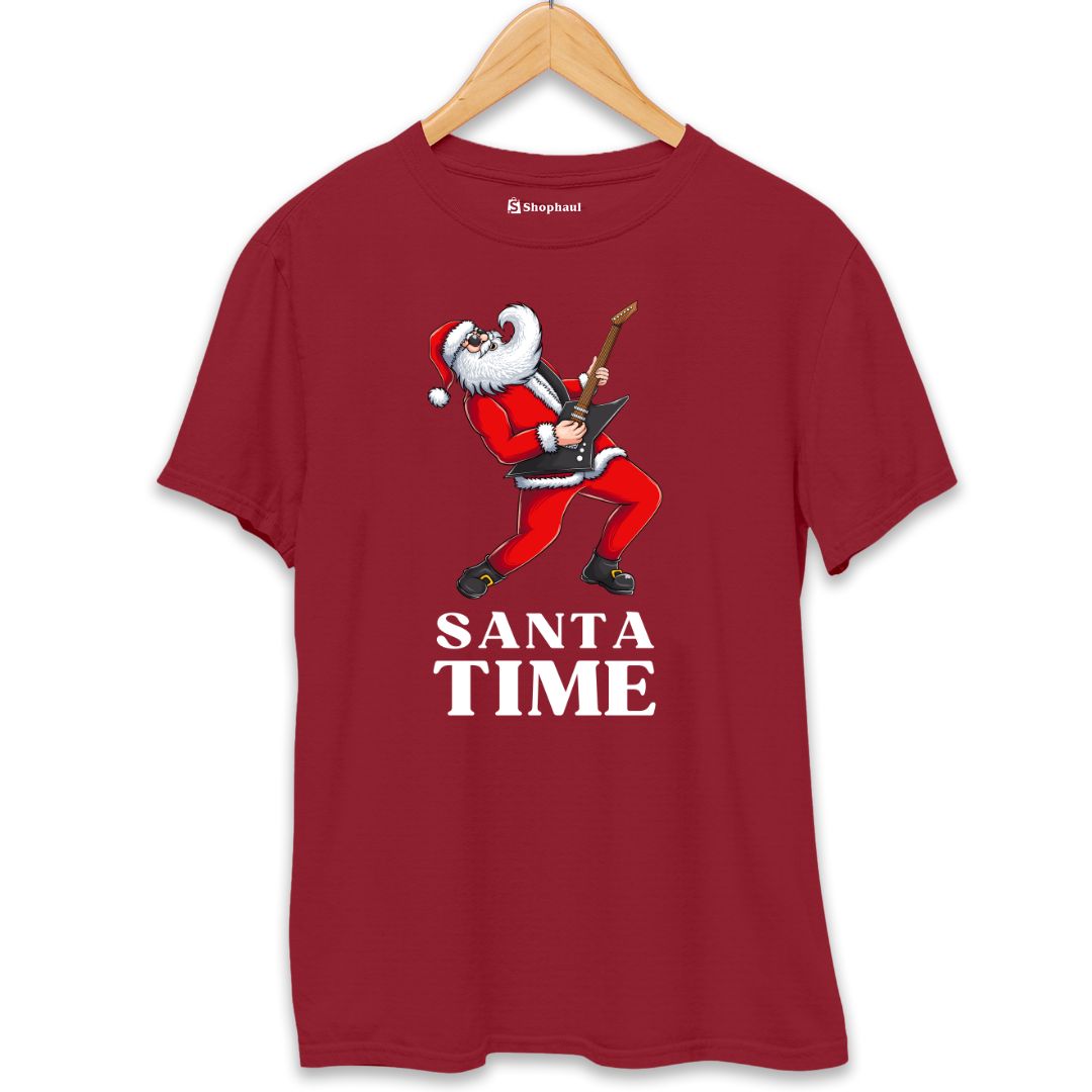 Merry Christmas T-Shirt  Maroon-XXL