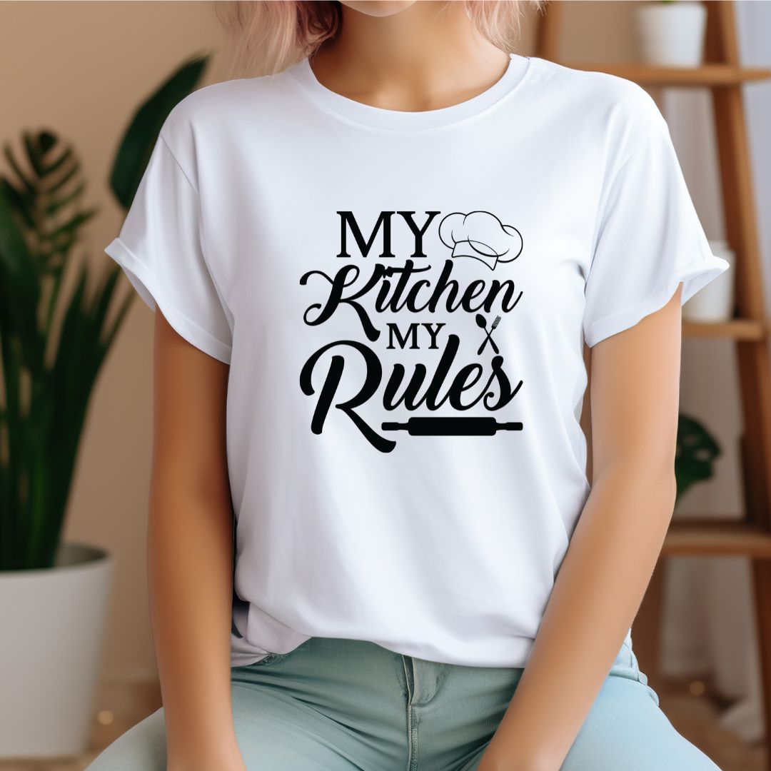 My Kitchen My Rules Cooking T-Shirt