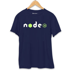 Node JS Coding T-Shirt  Navy-Blue-XXL