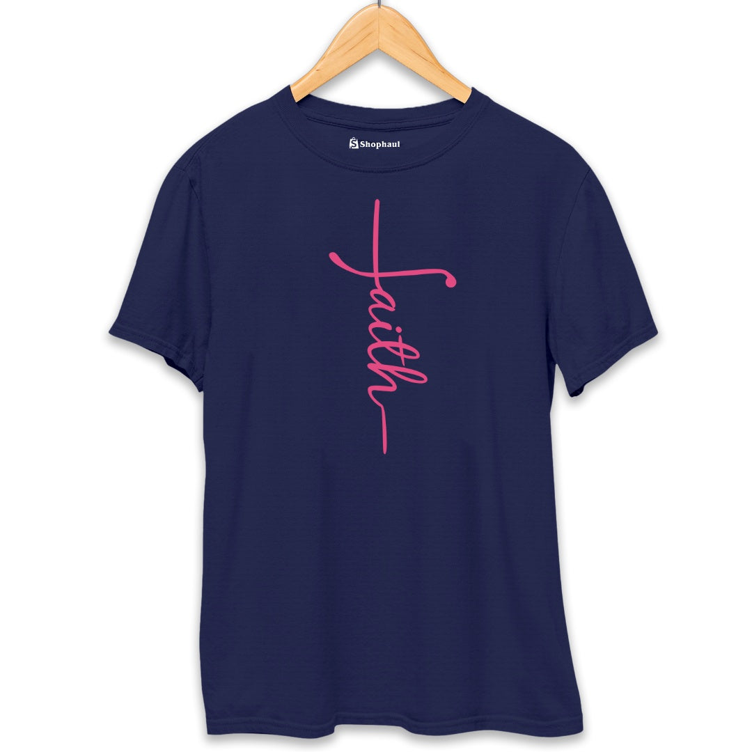 Faith T-Shirt  Navy-Blue-XXL