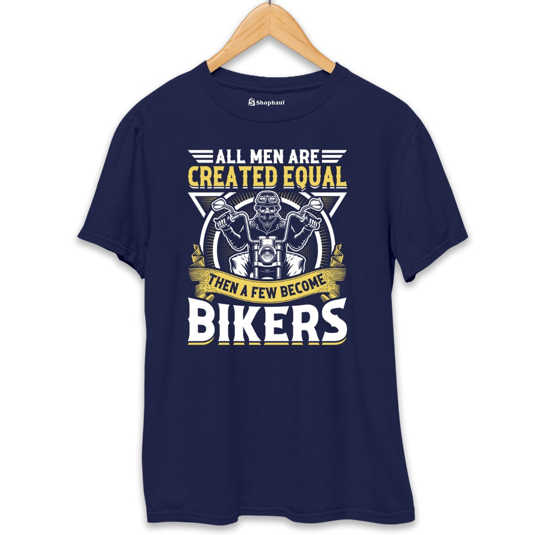 All Men Created Equal Biker T-Shirt  Navy-Blue-XXL