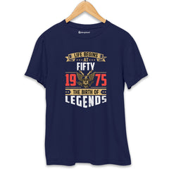 Life Begins at 50 Birthday T-Shirt