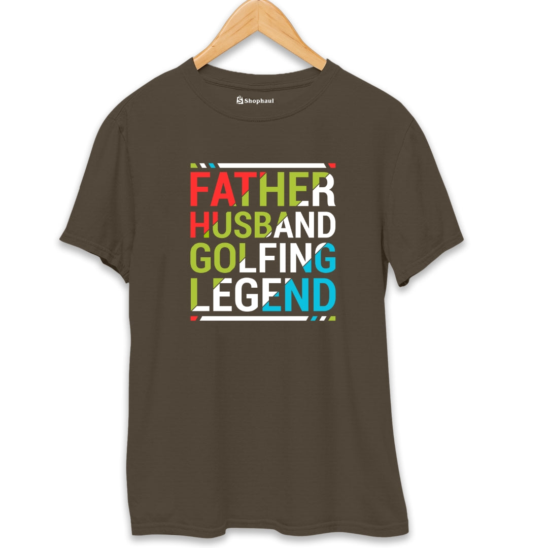 Father Husband Golf Legend T-Shirt - The Shophaul Designs