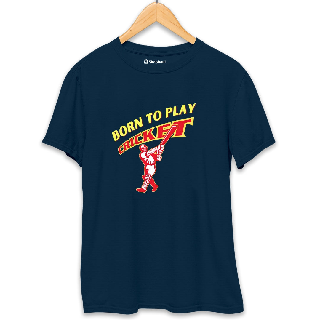 Born to Play Cricket T-Shirt