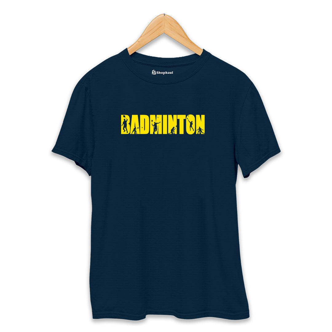 Badminton T-Shirt  Petrol-Blue-XXL