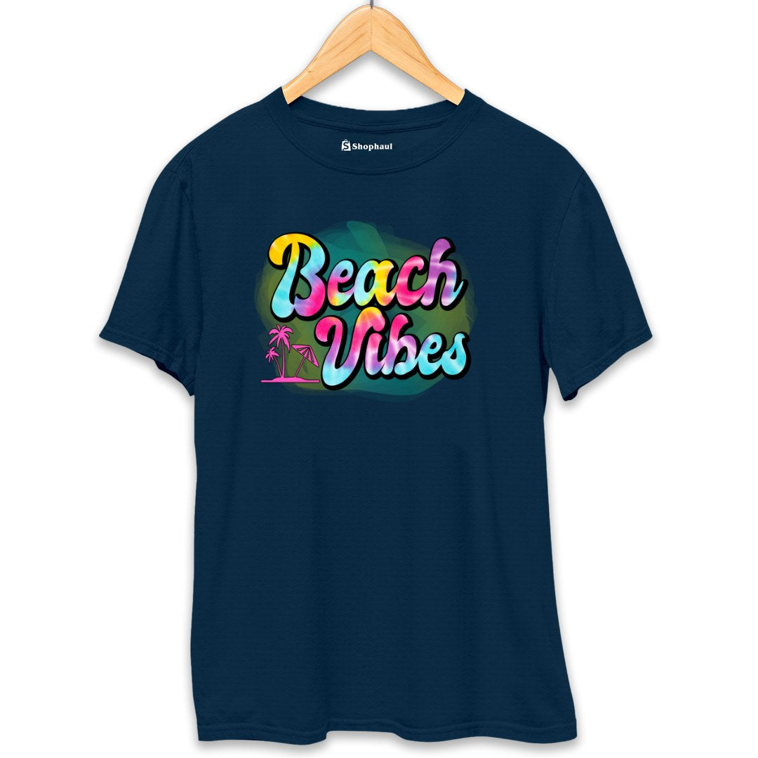 Beach Vibes T-Shirt  Petrol-Blue-XXL