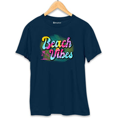 Beach Vibes T-Shirt  Petrol-Blue-XXL