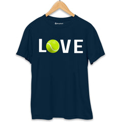 Love Tennis T-Shirt  Petrol-Blue-XXL