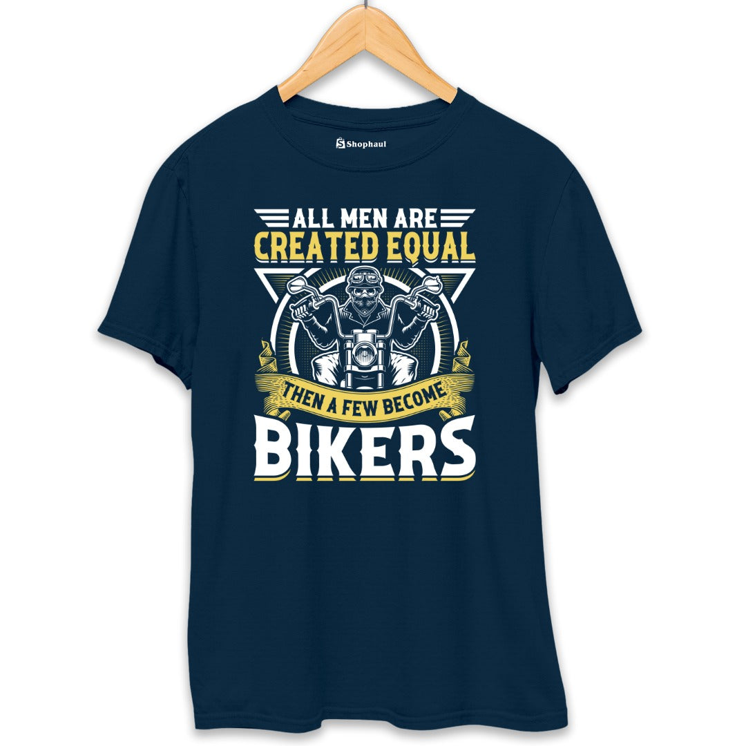 All Men Created Equal Biker T-Shirt  Petrol-Blue-XXL