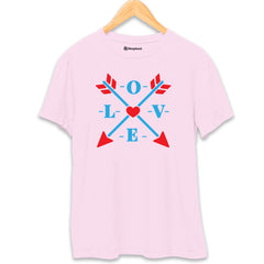 Love Arrows T-Shirt  Light-Baby-Pink-XXL