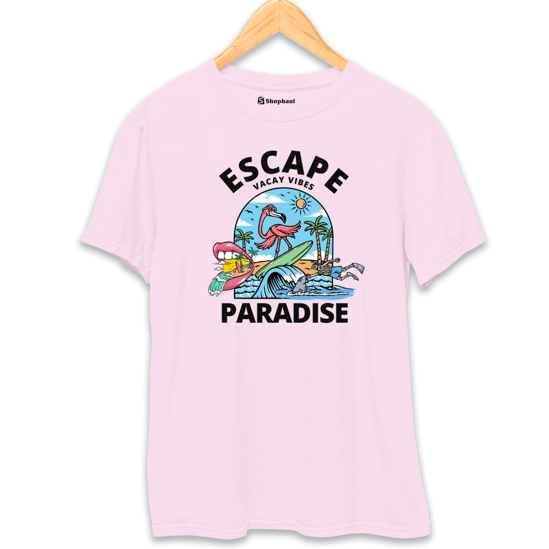 Vacay Vibes T-Shirt  Light-Baby-Pink-XXL