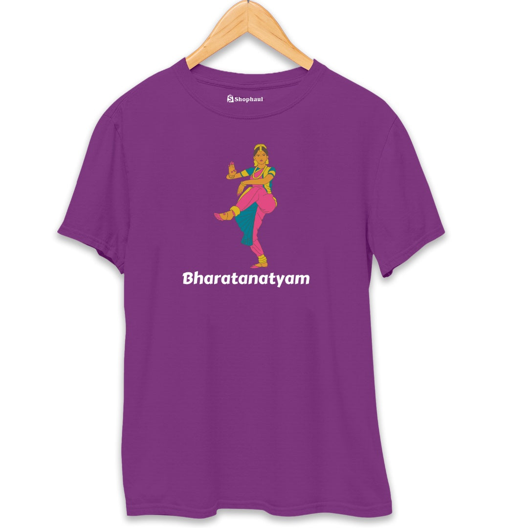 Bharatanatyam T-Shirt  Purple-XXL