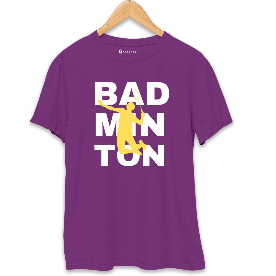 Badminton T-Shirt  Purple-XXL