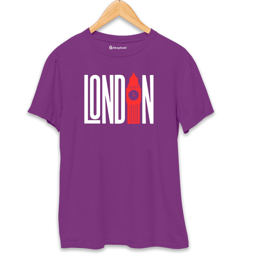 London T-Shirt  Purple-XXL