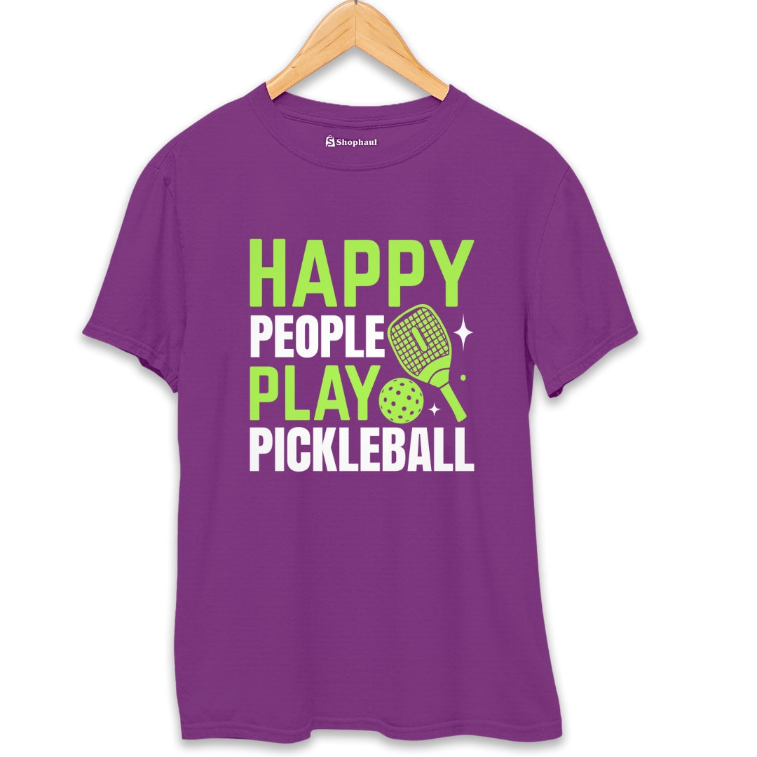 Happy People Play Pickleball T-Shirt