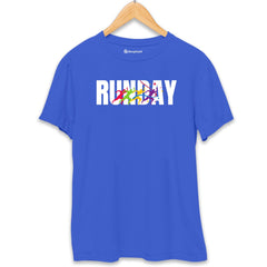 Runday Running T-Shirt  Royal-Blue-XXL