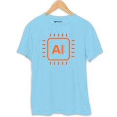 AI Coding T-Shirt  SkyBlue-XXL