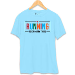 Running is Kinda My Thing T-Shirt  SkyBlue-XXL