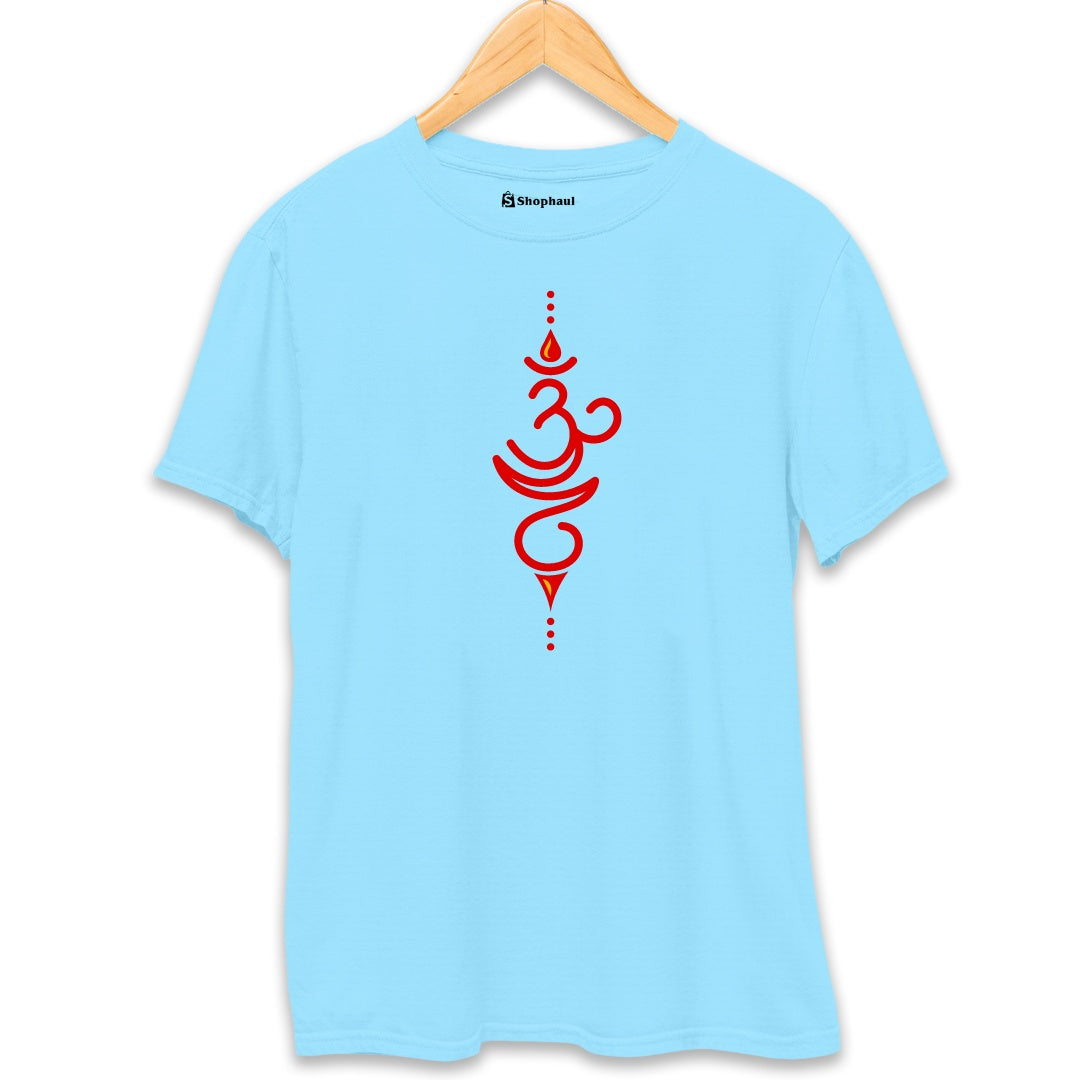 Om Yoga T-Shirt  SkyBlue-XXL