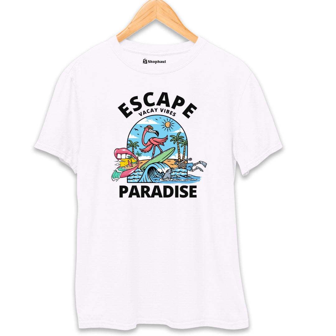 Vacay Vibes T-Shirt  White-XXL