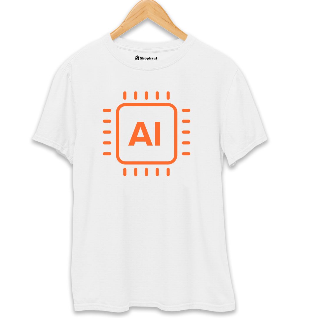 AI Coding T-Shirt  White-XXL