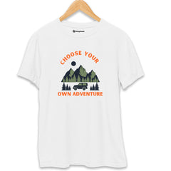 Choose Your Own Adventure  Travel T-Shirt  White-XXL