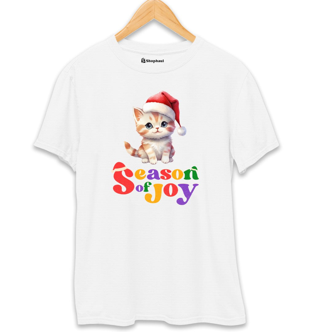 Season of Joy christmas T-Shirt  White-XXL