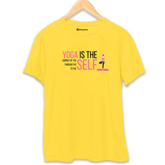 Yoga T-Shirt  Yellow-XXL