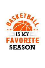 Basketball is my Favorite Season Oversized T-Shirt 