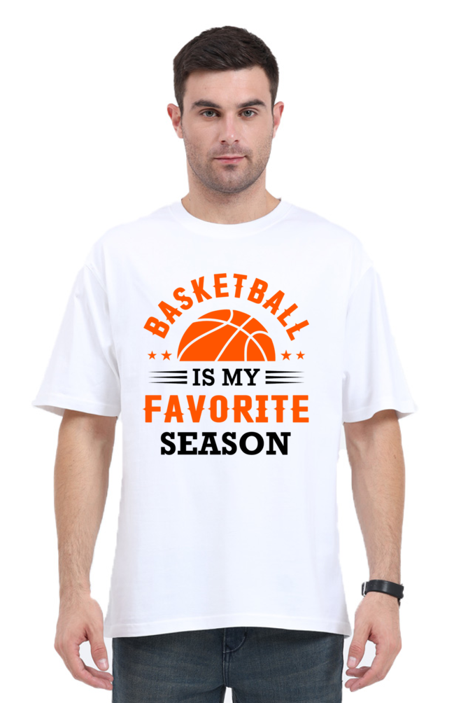 Basketball is my Favorite Season Oversized T-Shirt 