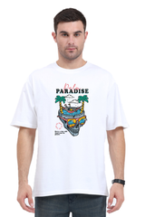 Palm Paradise Beach Oversized T-Shirt 