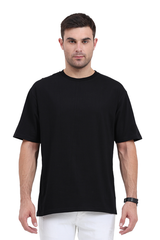 Oversized Classic T-Shirt Plain Black 