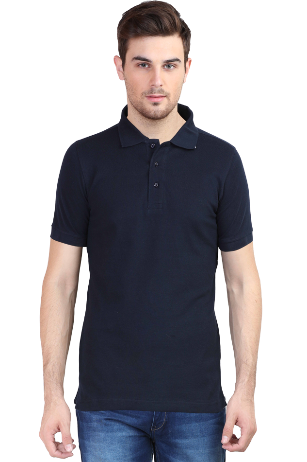 Polo T-Shirt Half Sleeve - Navy Blue The Shophaul