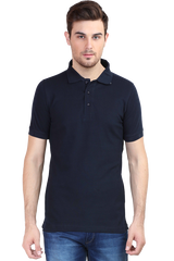 Polo T-Shirt Half Sleeve - Navy Blue 