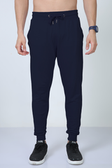 Plain Jogger - Navy Blue  XXL