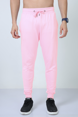 Plain Joggers - Light Pink  XXL