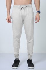 Plain Jogger - Grey Melange  XXL